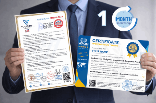 1 month international Online Internship