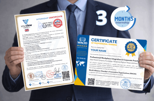 3 months international Online Internship